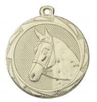 Medaille Ø 45mm Reiten Pferd Pferdekopf 