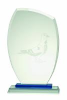 Glas Pokal Laser Award Duisburg 11,5 x 19 cm