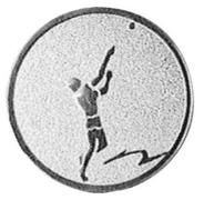 Emblem Hammerwurf Silber 50 mm 