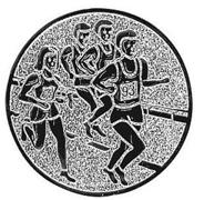 Emblem Marathon Silber 25 mm 