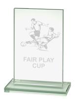 Glas Pokal Laser Award Hamburg 7 x 10 cm