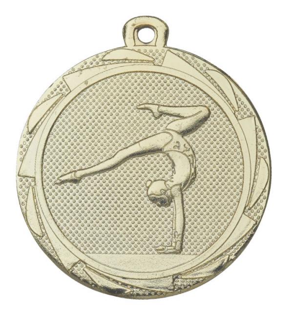 Medaille Ø 45mm Turnen Gymnastik 