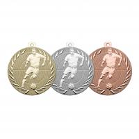 Medaille Ø 50mm Fussballer Silber