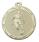 Medaille Ø 45mm Frauen Fussballerin Silber