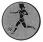 Emblem Fußball Frauen Bronze 25 mm 