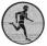 Emblem Laufen Running Männer Silber 50 mm 