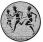 Emblem 400 Meter Lauf Bronze 50 mm 