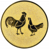 Emblem Hahn Huhn 