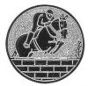 Emblem Springreiten Pferd Bronze 25 mm 